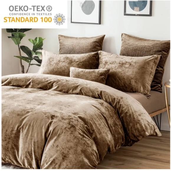 26 x 26" Taupe Pillow Covers (2) - Picture 3 of 5